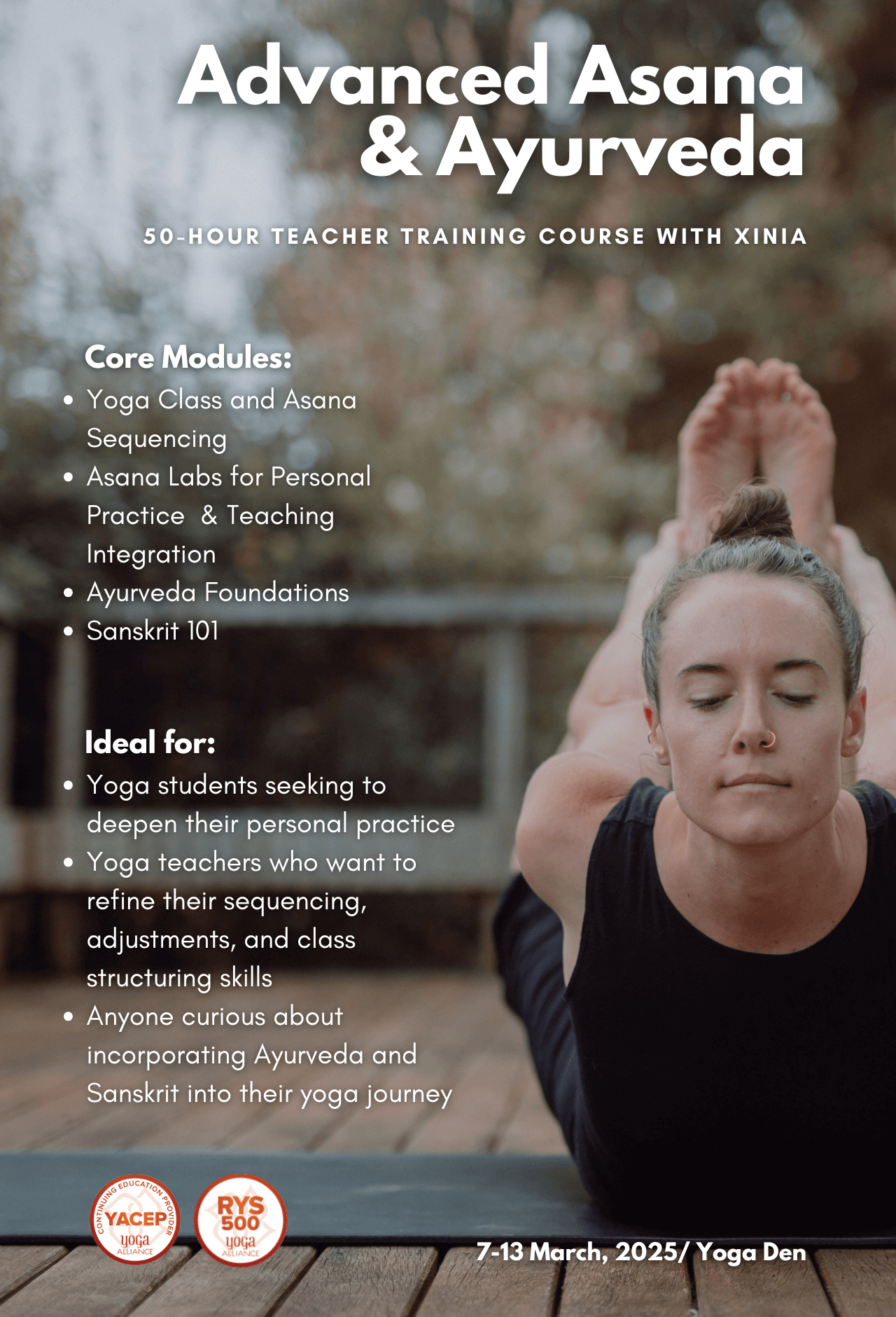Ayurveda Advanced Asana YTT