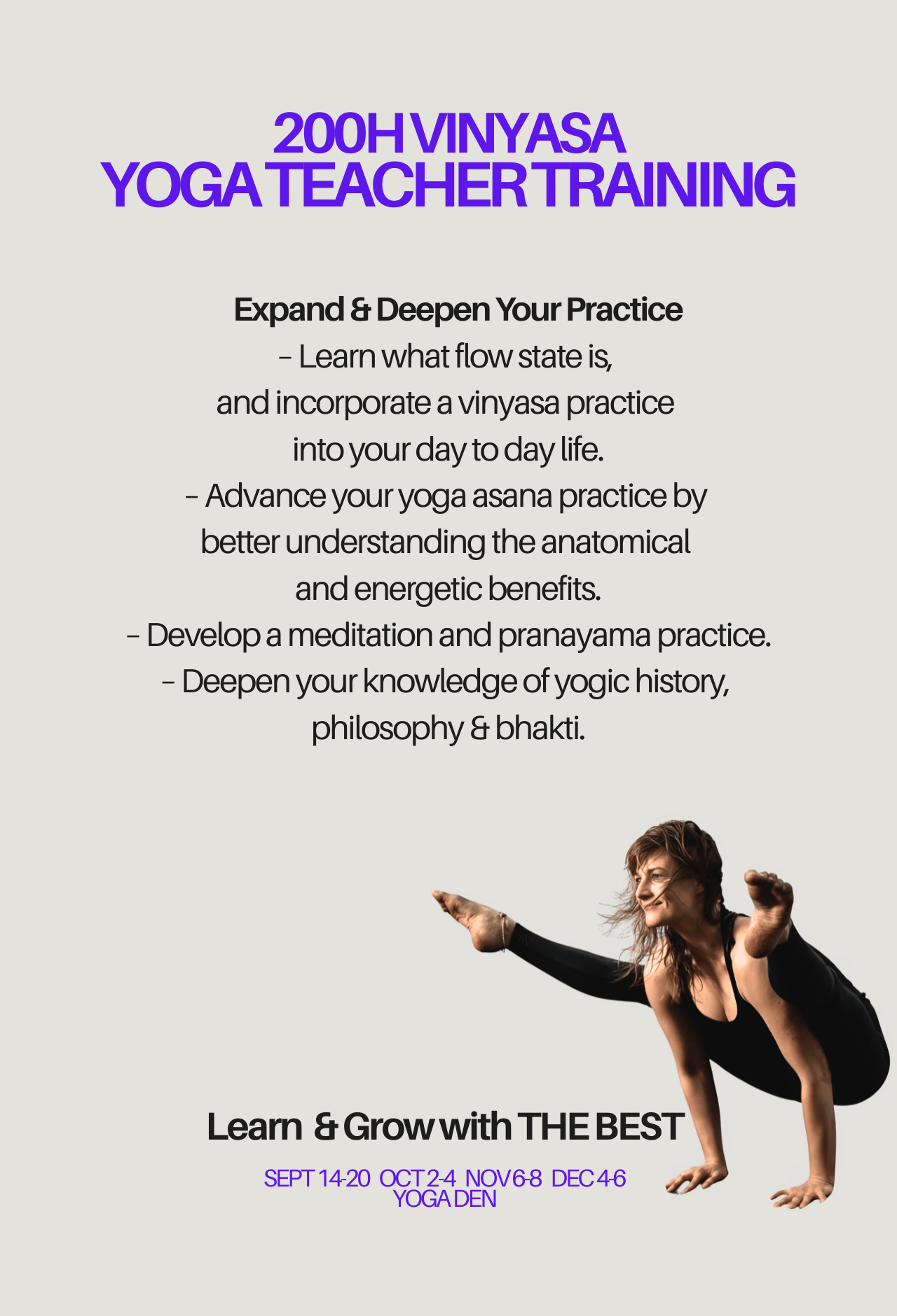 Vinyasa Yoga teacher training 200h